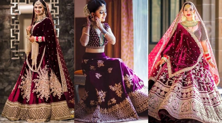 Velvet Lehengas – Perfect for a Winter Bride